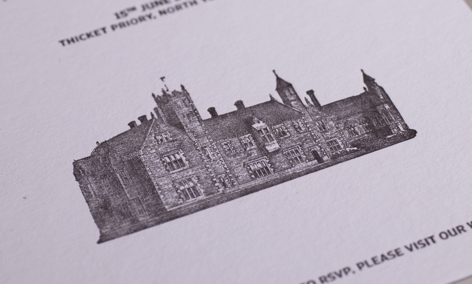 Weybourne Letterpress Wedding Suite